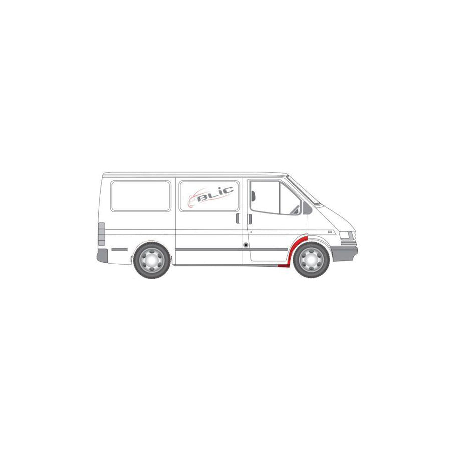 Blic 6502-05-2515336P Wing Fender for Ford Transit
