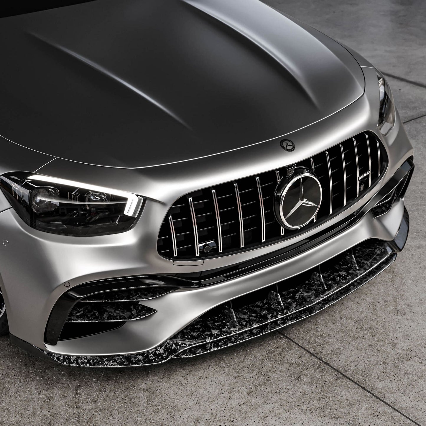 MANHART CARBON FRONT SPOILER FOR MERCEDES-AMG E 63 (S)