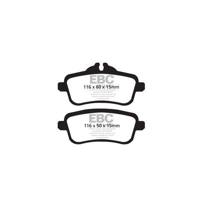 EBC PD40K2209 Mercedes-Benz W166 C292 Ultimax Pad & Plain Disc Kit - TRW Caliper 3 | ML Performance UK Car Parts