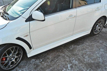 Maxton Design Mitsubishi Lancer EVO X Side Skirts Diffusers