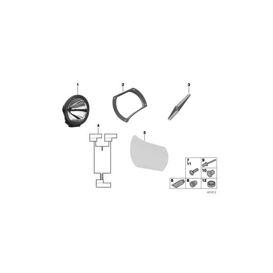 Genuine BMW 41358417315 Oval Head Screw M5X12-A2 (Inc. M235i Racing)
