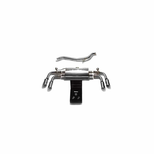 Armytrix AU8JS-QS11C Valvetronic Exhaust System Audi TT | TTS Quattro MK2 8J 2007-2014 with  Quad Chrome 3.5"