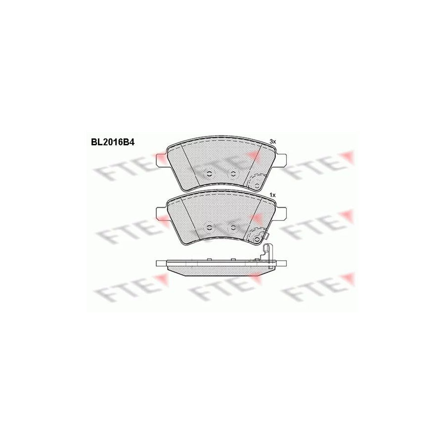 FTE 9010603 Brake Pad Set
