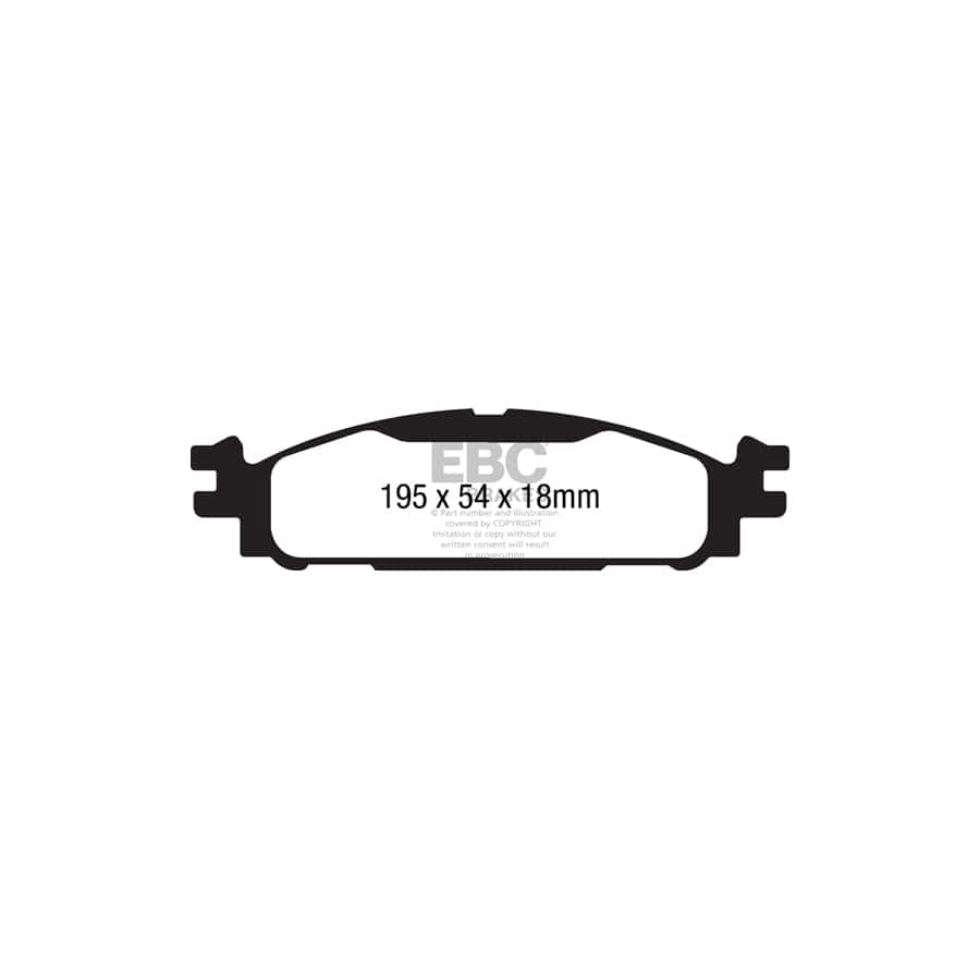 EBC PDKF2267 Ford Ultimax Front Brake Pad & Plain Disc Kit (Inc. Explorer & Flex) 2 | ML Performance UK Car Parts