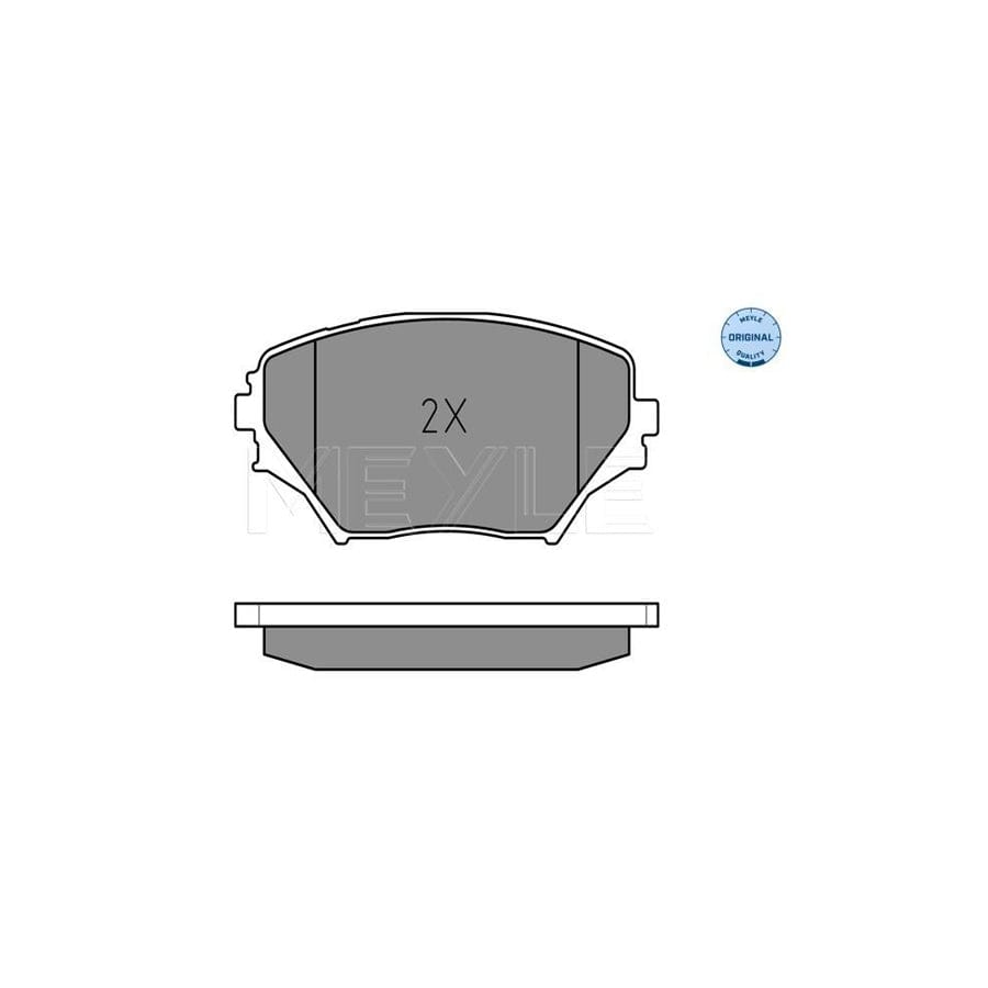 Meyle 025 235 8517 Brake Pad Set For Toyota Rav4 Ii Off-Road (Xa20)