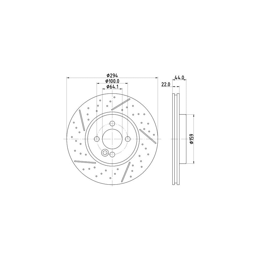Hella 8MP 376 800-081 Water Pump