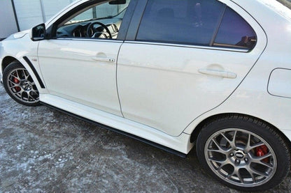Maxton Design Mitsubishi Lancer EVO X Side Skirts Diffusers