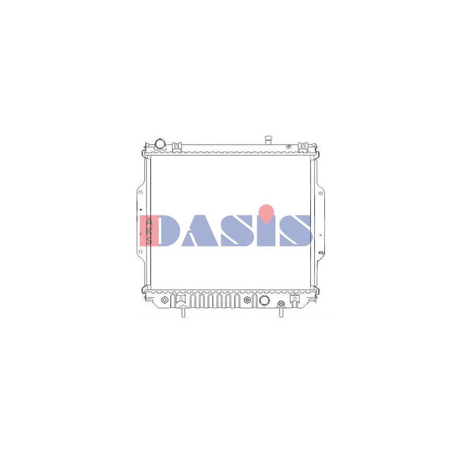 AKS Dasis 520146N Engine Radiator for Jeep Grand Cherokee II (Wj, Wg)
