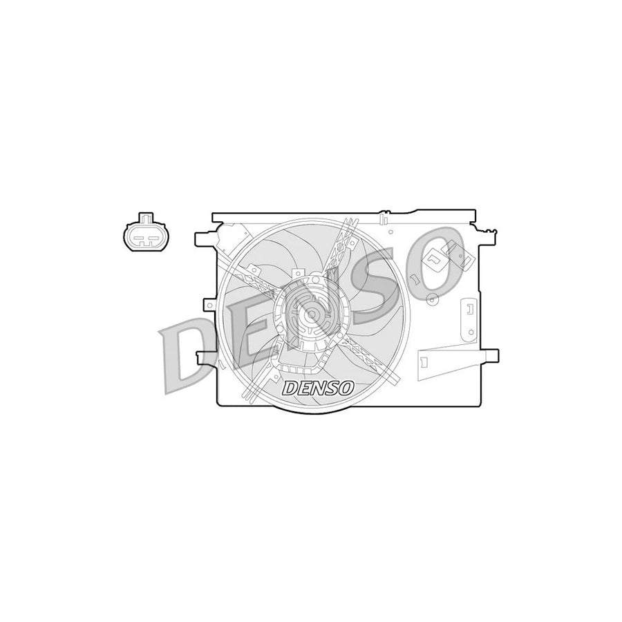 DENSO DER09053 Fan, Radiator
