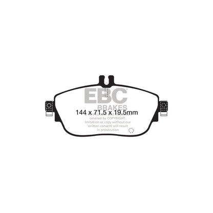 EBC PD01KF899 Mercedes-Benz W176 W246 C/X117 Greenstuff Front Brake Pad & Plain Disc Kit  2 | ML Performance UK Car Parts