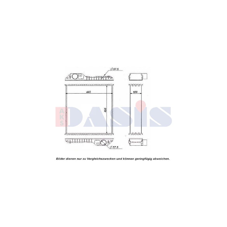 AKS Dasis 440613N Engine Radiator