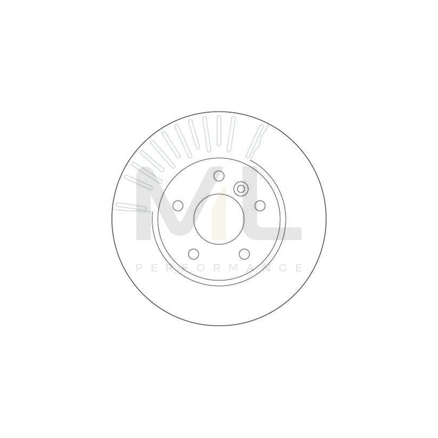 TRW DF4194 Brake Disc for LAND ROVER Discovery II (L318) Vented  - 1 piece