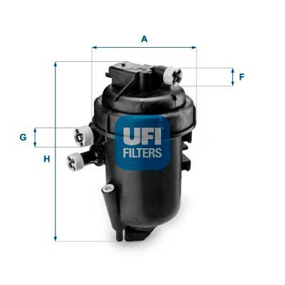 UFI 31.744.00 Fuel Filter For Daihatsu Applause Ii Hatchback (A101)