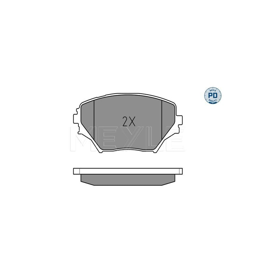 Meyle 025 235 8517/Pd Brake Pad Set For Toyota Rav4 Ii Off-Road (Xa20)