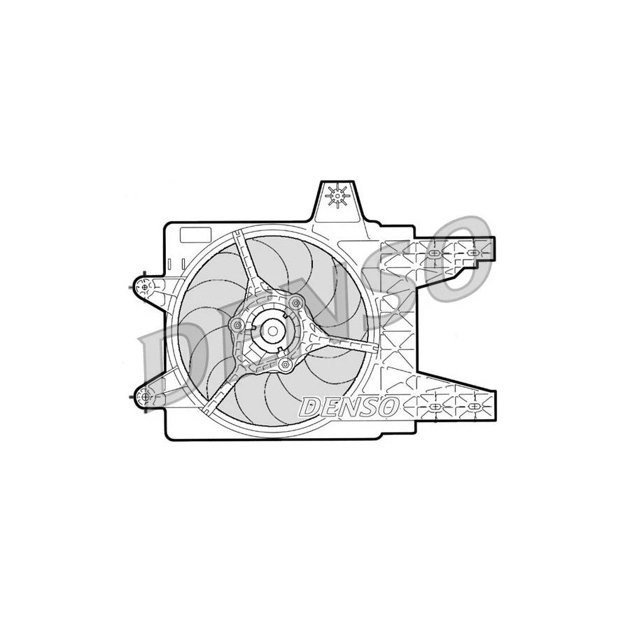 DENSO DER09079 Fan, Radiator for Fiat Punto I Hatchback (176)