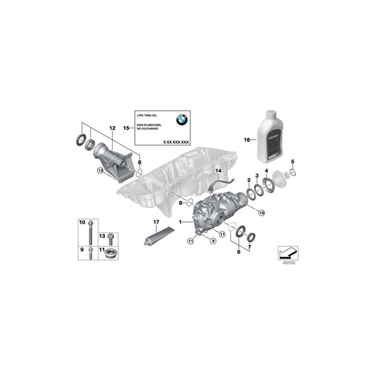 Genuine BMW 31508683162 G06 G05 G07 Vent Pipe (Inc. X6 M50iX, X7 M50iX & X7 M50dX)