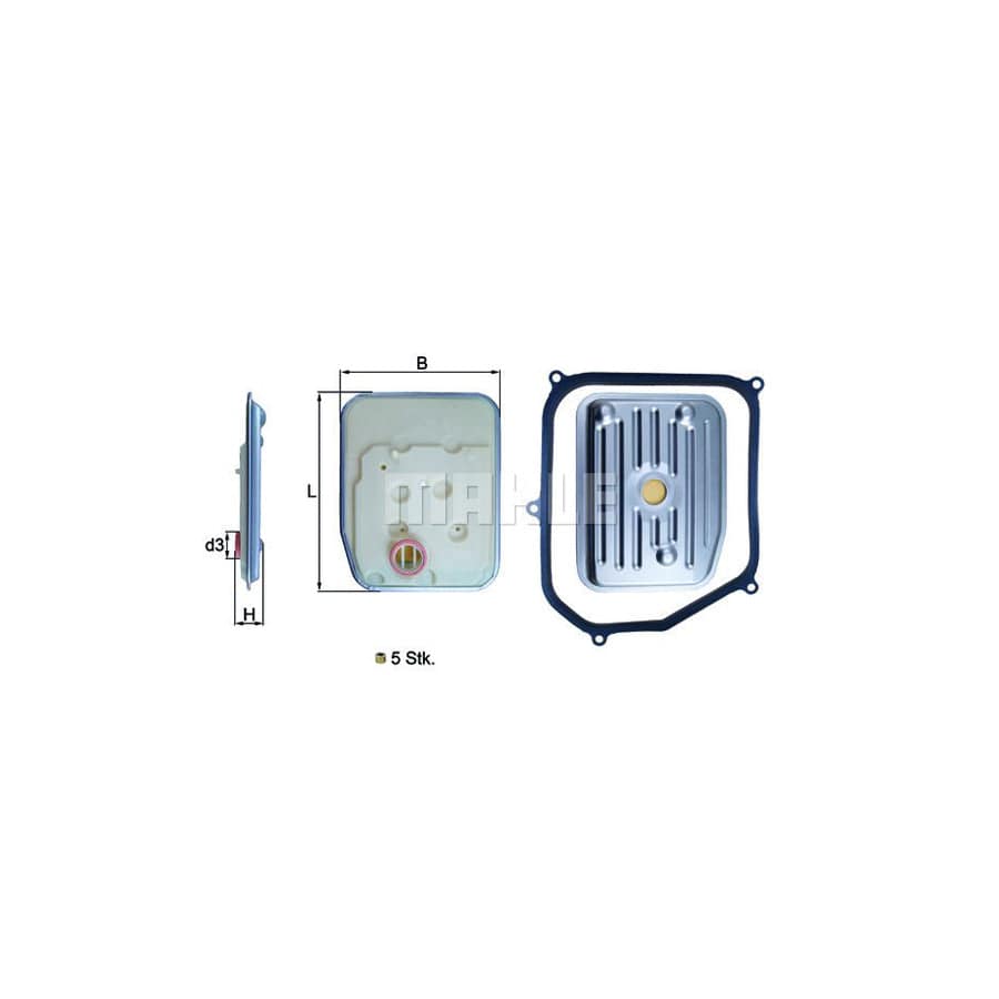 Mahle Original Hx 147Kit Hydraulic Filter, Automatic Transmission | ML Performance UK Car Parts