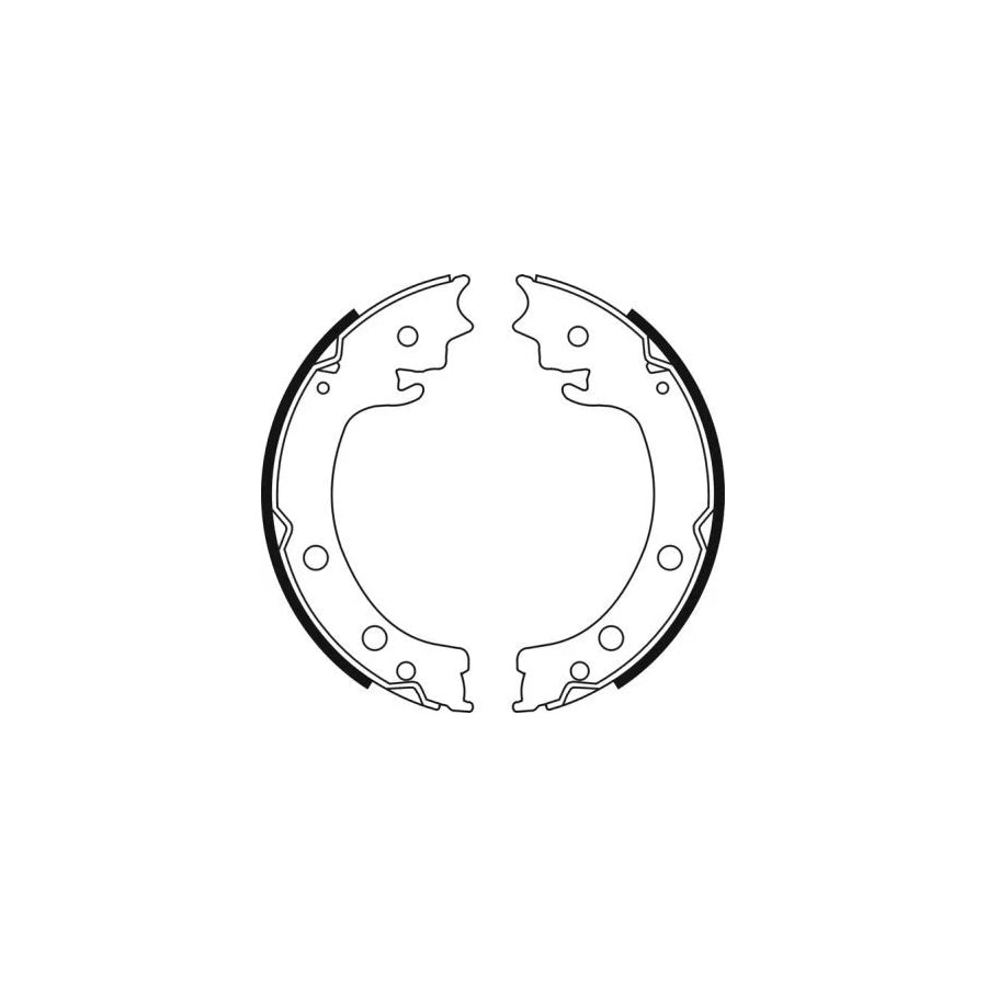 ABE C08028ABE Handbrake Shoes for Suzuki Grand Vitara II Off-Road (Jt, Te, Td)