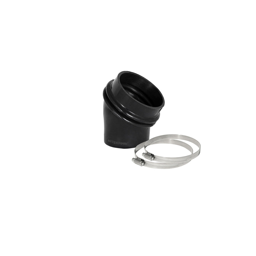aFe 59-00089 (3 IN ID to 2-1/2 IN ID x 35 Deg.) Elbow Reducing Coupler - Black Replacement Coupling Kit