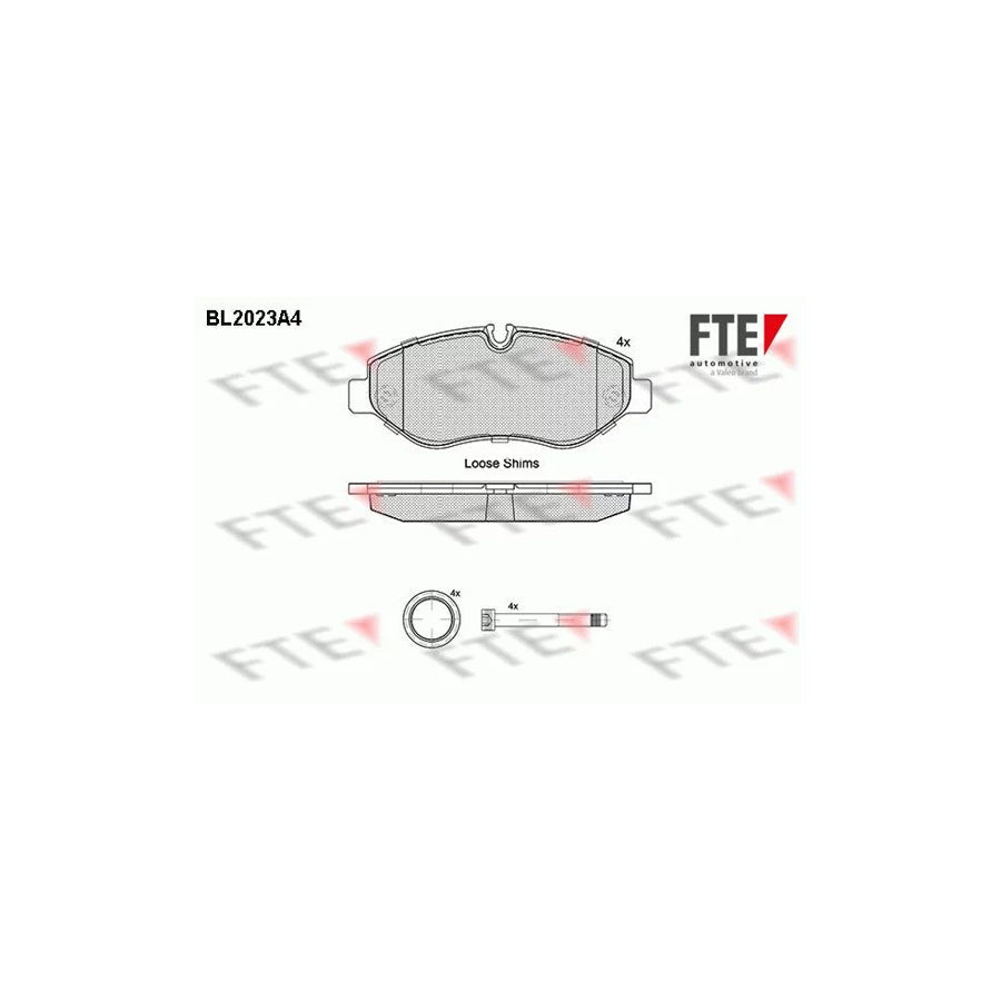 FTE Bl2023A4 Brake Pad Set