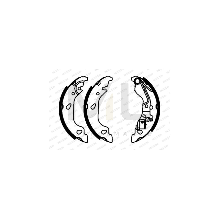 Ferodo Premier FSB603 Brake Shoe Set for Fiat Punto II Hatchback (188)