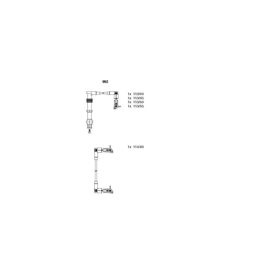 Bremi 992 Ignition Cable Kit