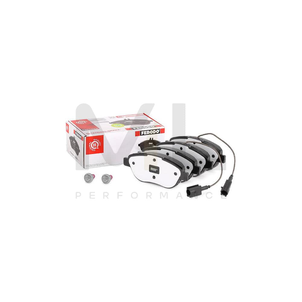 Ferodo Premier Eco Friction FDB1467 Brake Pad Set Incl. Wear Warning Contact, With Brake Caliper Screws, With Accessories