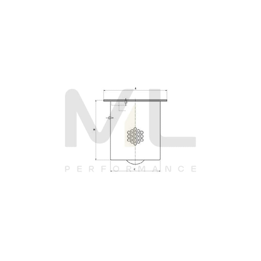 MANN-FILTER LE 57 002 x Filter, compressed air system
