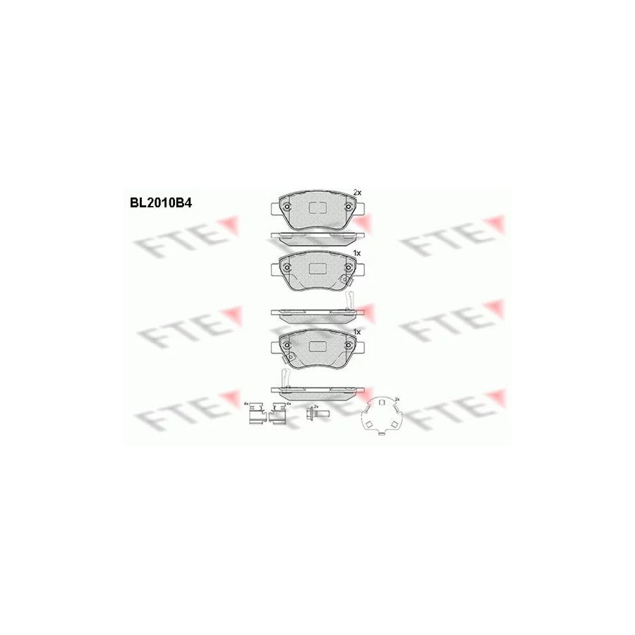 FTE 9010597 Brake Pad Set