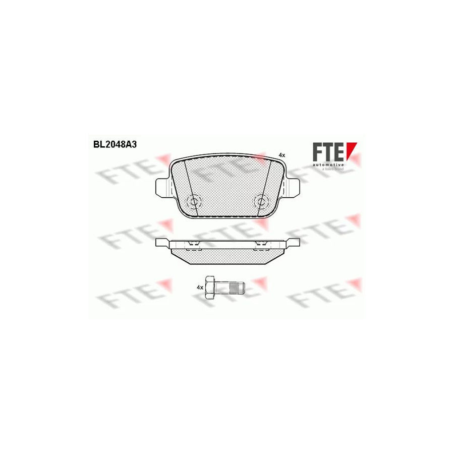 FTE Bl2048A3 Brake Pad Set