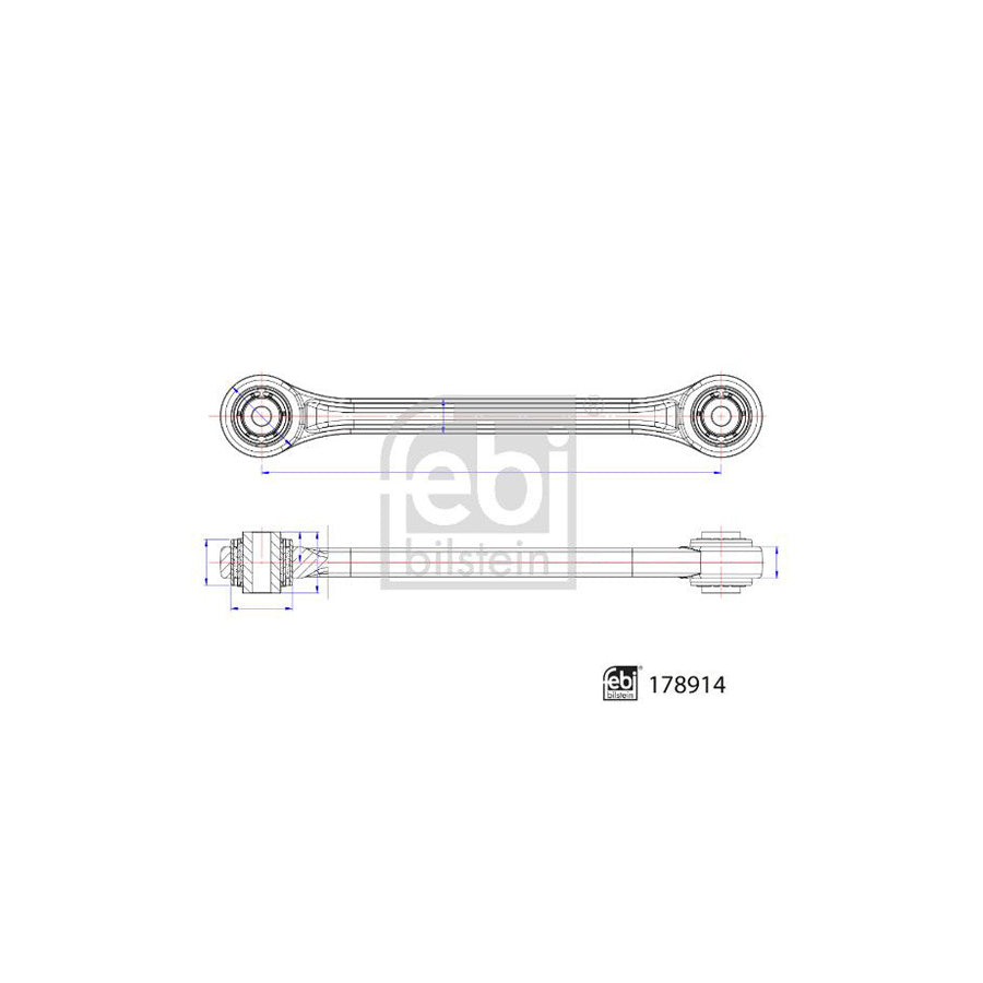 Febi Bilstein 178914 Suspension Arm For Porsche Panamera (970)