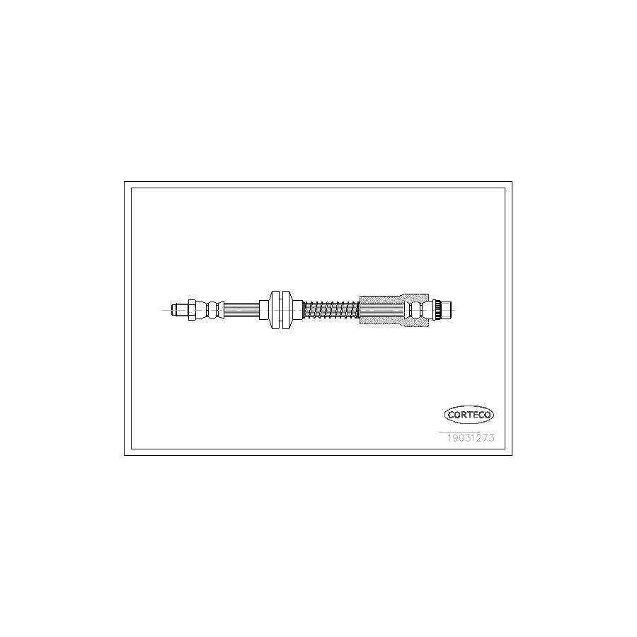 Corteco 19031273 Brake Hose