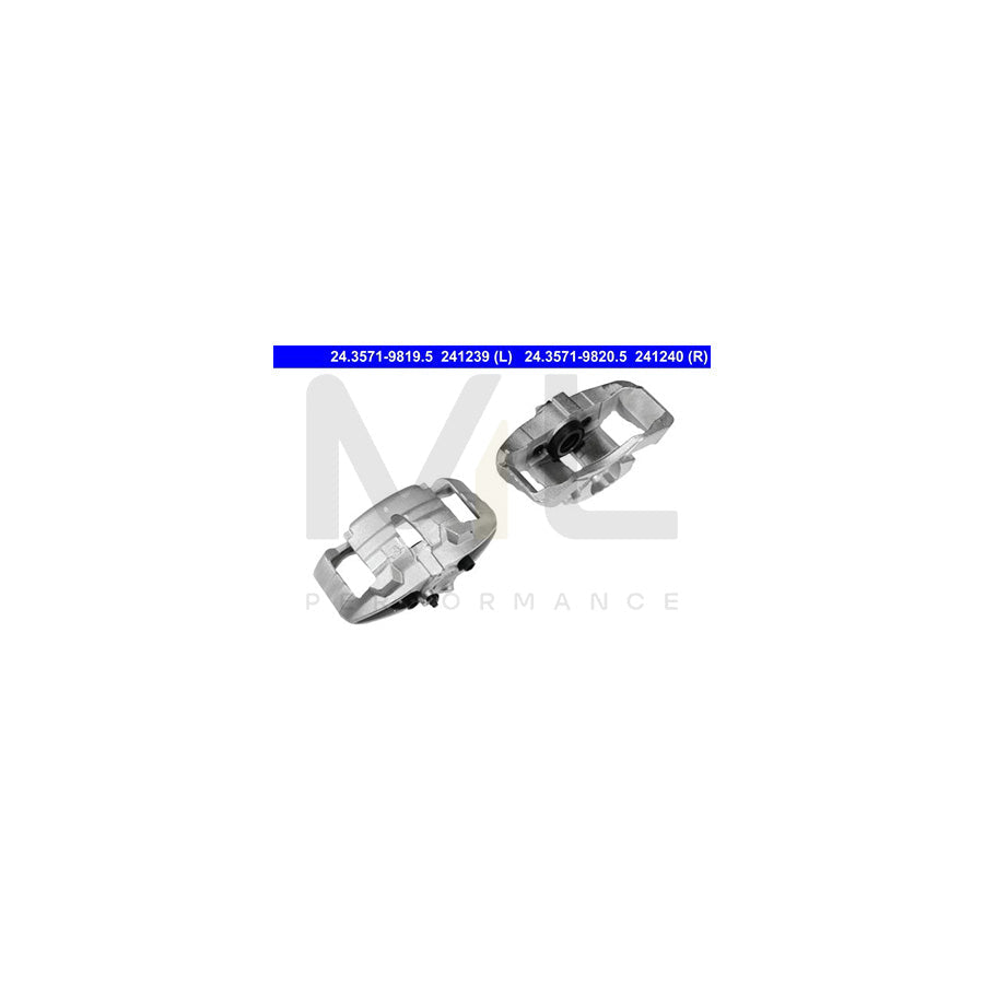 ATE 24.3571-9820.5 Brake Caliper without holder