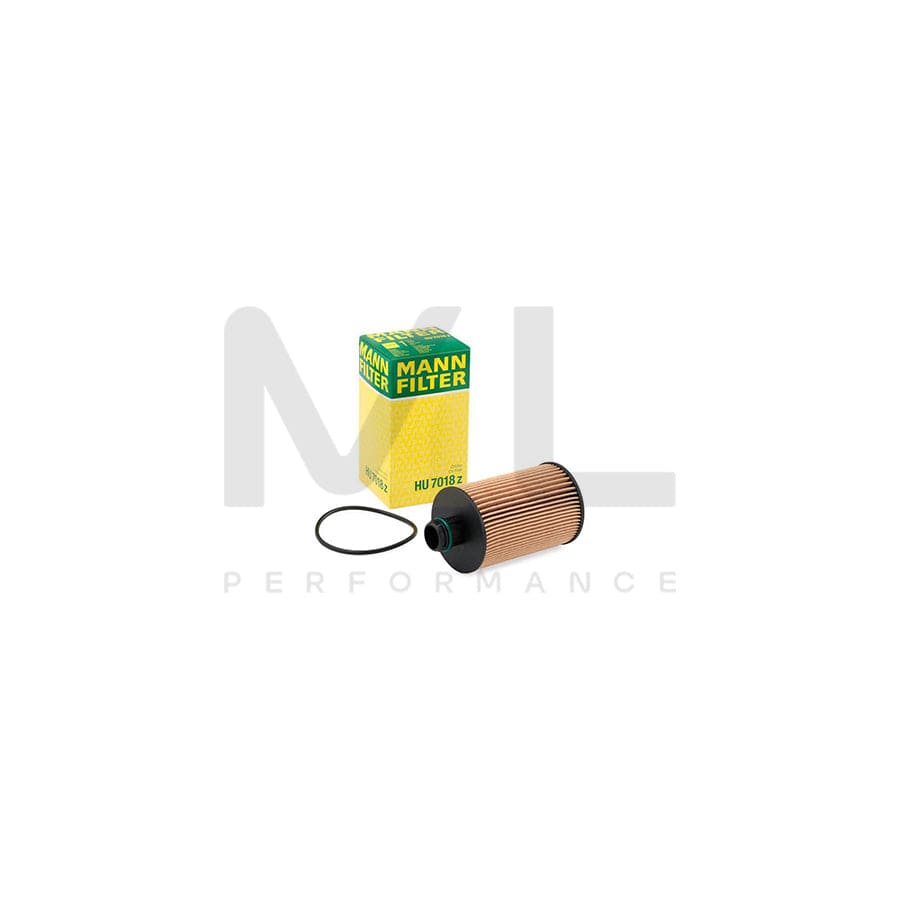 MANN-FILTER HU 7018 z Oil Filter with seal, Filter Insert