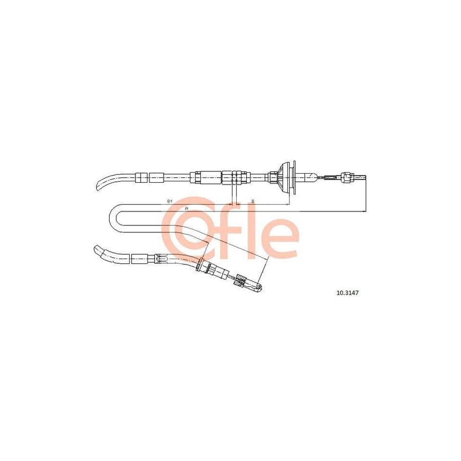 Cofle Bh.Vk058 Brake Hose