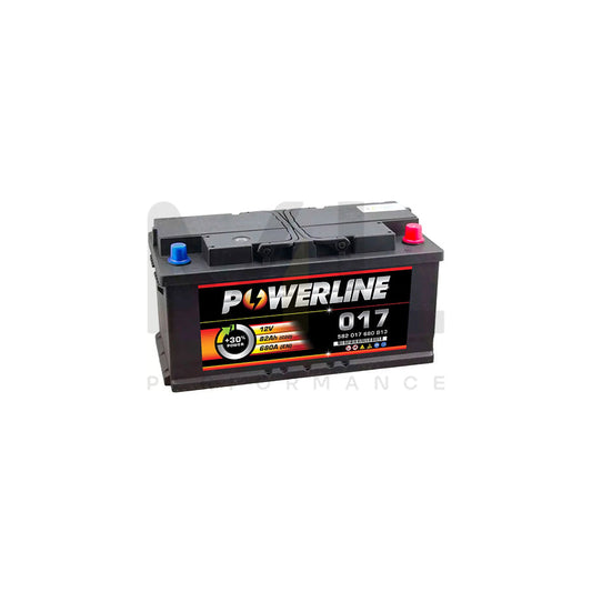 Powerline 017 Car Battery 12V