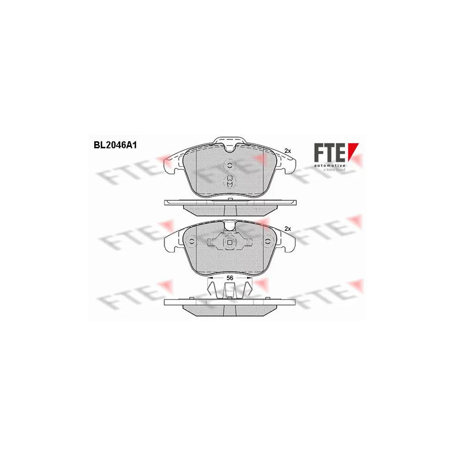 FTE Bl2046A1 Brake Pad Set