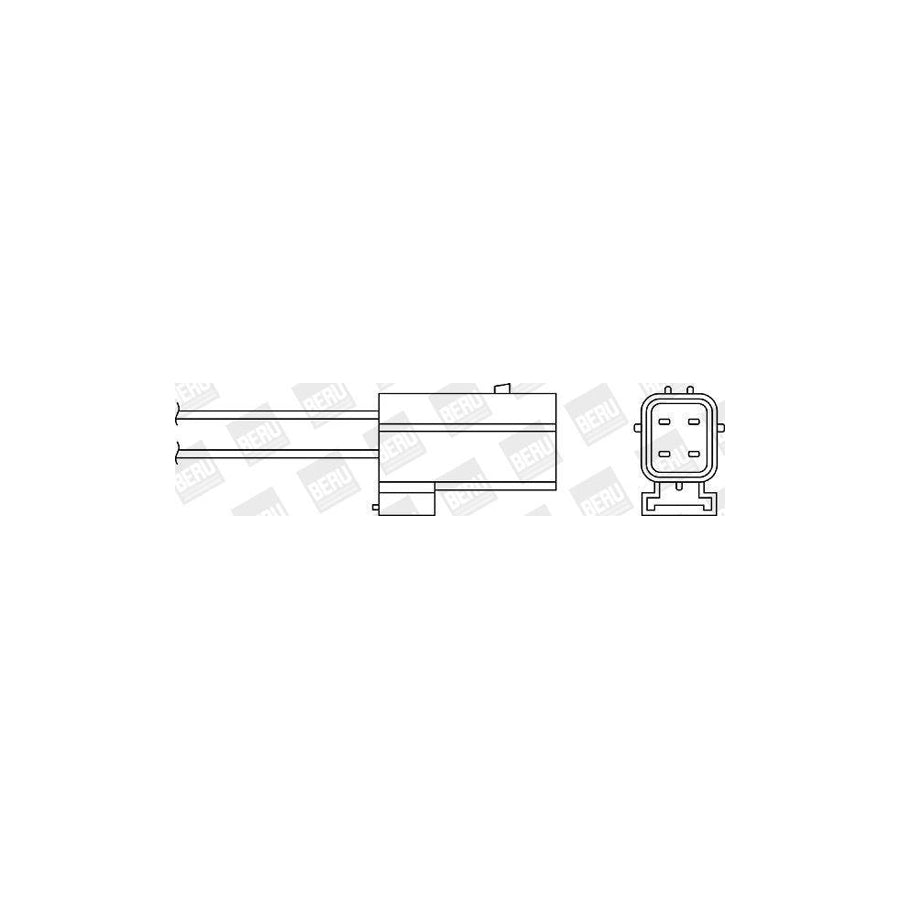 Beru Ozh057 Lambda Sensor