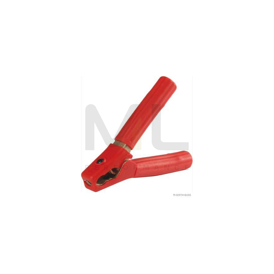 HERTH+BUSS ELPARTS 52289614 Crocodile clip with earth strap, with screw connection, Length: 158mm