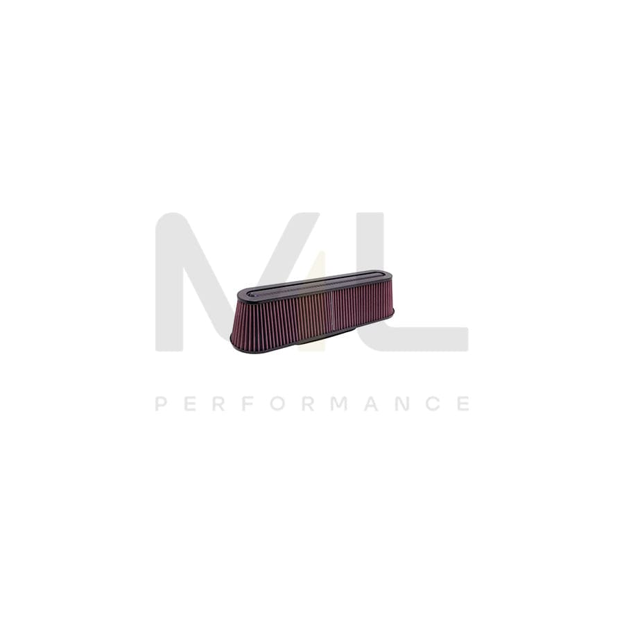 K&N RP-5161 Universal Air Filter - Carbon Fiber Top And Base