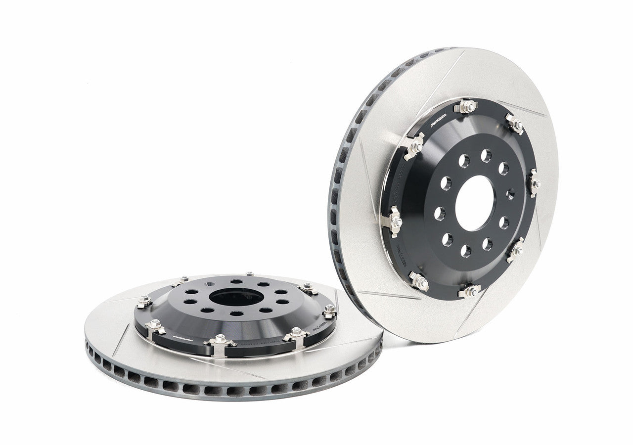 Paragon 2-Piece Brake Discs Rear Pair 350mm x 22mm (13.78" x 0.87") - Audi TT RS (8S) Inc. Caliper Carrier