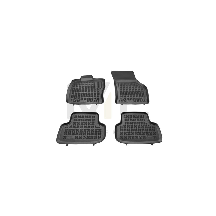 REZAW PLAST Tailored 200117 Floor mat set for AUDI A3 Saloon (8VS, 8VM) Elastomer, Front and Rear, Quantity: 4, Black