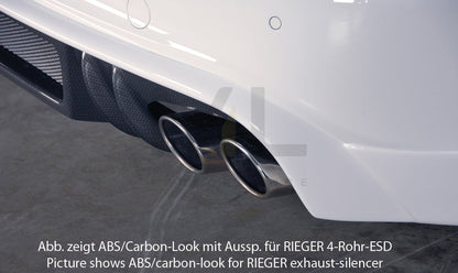 Rieger 00055514 Audi B8 B81 A4 Rear Diffuser 4 | ML Performance UK Car Parts