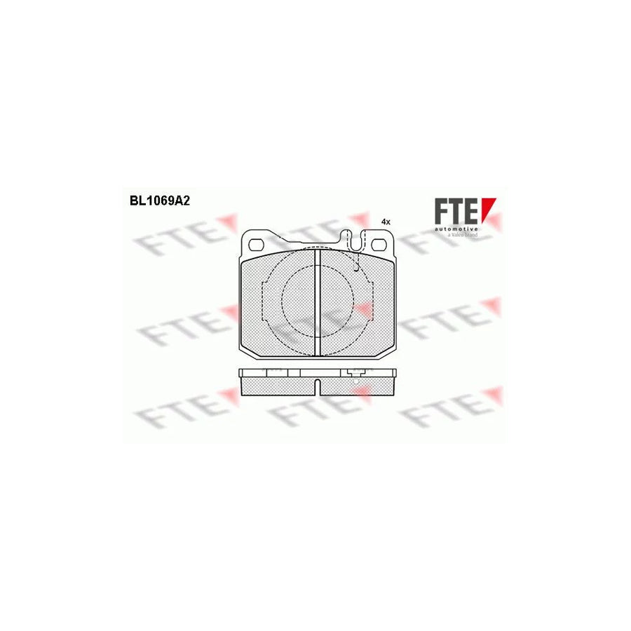 FTE Bl1069A2 Brake Pad Set