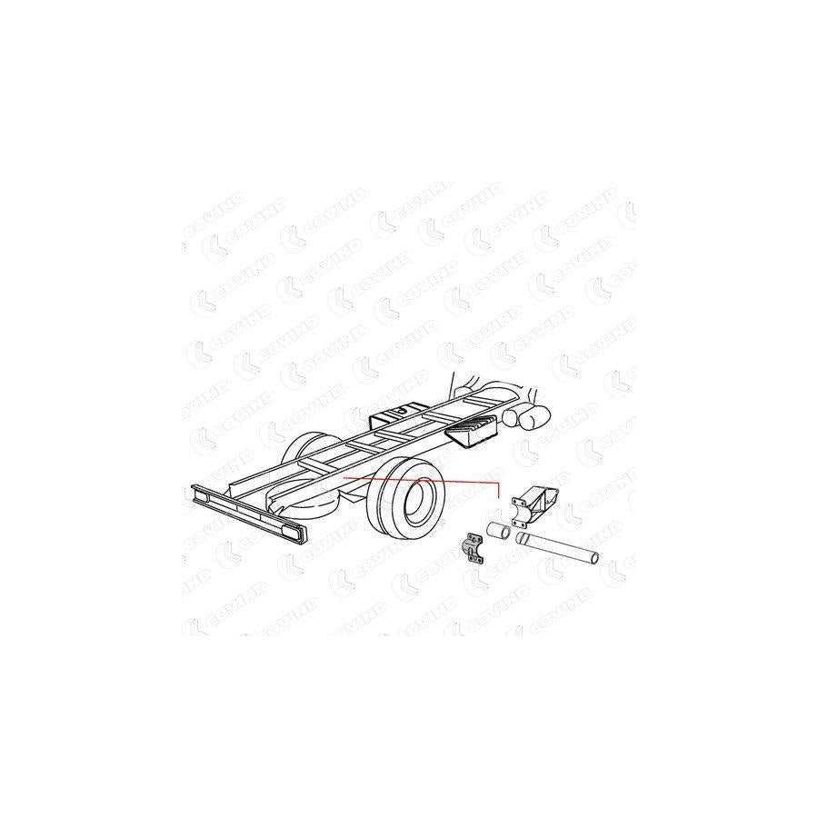 Covind Xf0/519 Holder, Mudguard