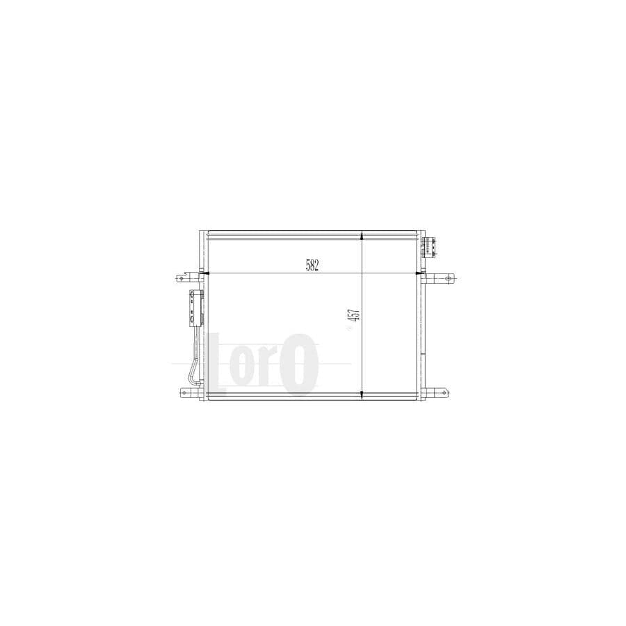 Abakus 0230160002 Air Conditioning Condenser for Jeep Grand Cherokee II (Wj, Wg)