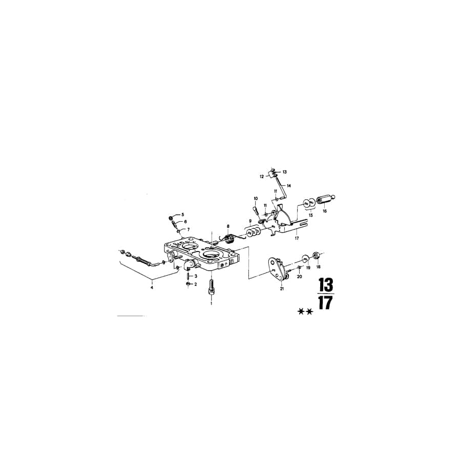 Genuine BMW 07119932805 E21 E12 Circlip 2,3 (Inc. 518, 2.5CS & 3.3L)