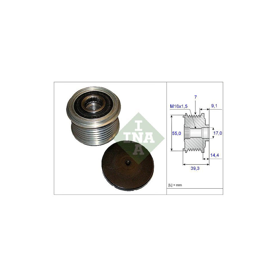 Ina 535 0142 10 Alternator Freewheel Clutch