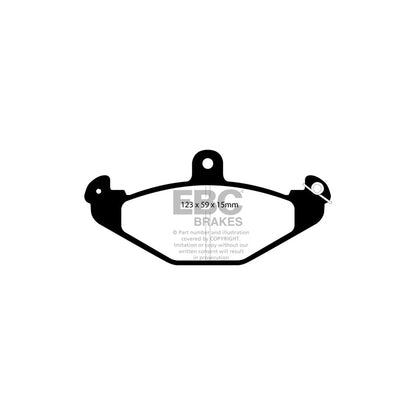 EBC PDKR748 Renault Espace Mk2 Ultimax Rear Brake Pad & Plain Disc Kit - Brembo Caliper 2 | ML Performance UK Car Parts