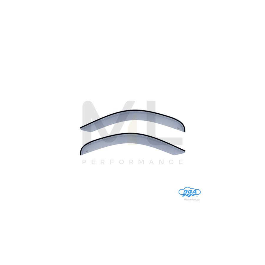 DGA 118050 Wind deflectors for OPEL VIVARO Arrow direction, Front, inner